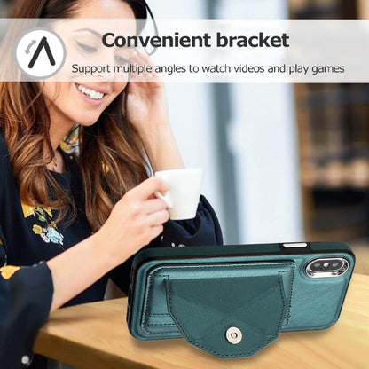 iPhone X Shockproof Leather Phone Case with Card Holder - Stylish, Durable, and Convenient