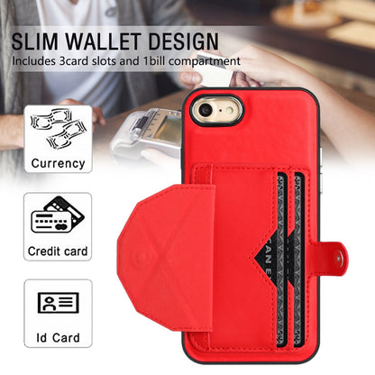 iPhone 8 Shockproof Leather Phone Case with Card Holder - Stylish, Durable, and Convenient
