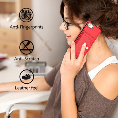 iPhone 6 Shockproof Leather Phone Case with Card Holder - Stylish, Durable, and Convenient