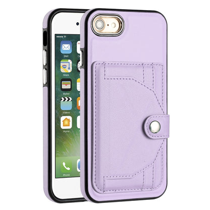 iPhone SE 2020 Shockproof Leather Phone Case with Card Holder - Stylish, Durable, and Convenient