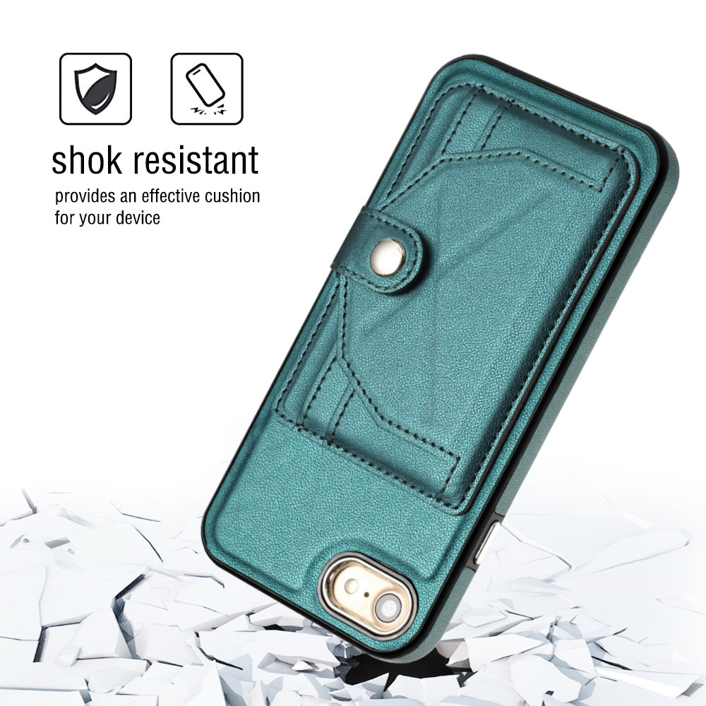 iPhone 6 Shockproof Leather Phone Case with Card Holder - Stylish, Durable, and Convenient