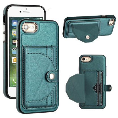 iPhone SE 2020 Shockproof Leather Phone Case with Card Holder - Stylish, Durable, and Convenient