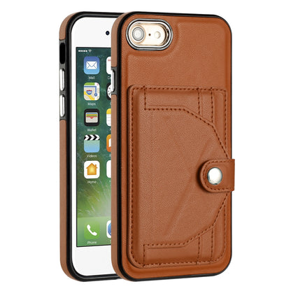 iPhone SE 2020 Shockproof Leather Phone Case with Card Holder - Stylish, Durable, and Convenient
