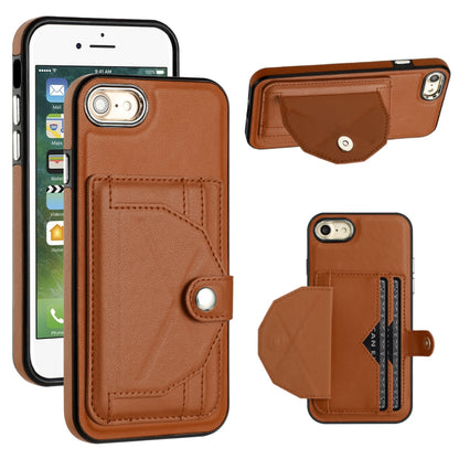 iPhone 8 Shockproof Leather Phone Case with Card Holder - Stylish, Durable, and Convenient
