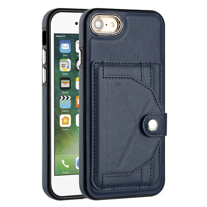 iPhone SE 2022 Shockproof Leather Phone Case with Card Holder - Stylish, Durable, and Convenient