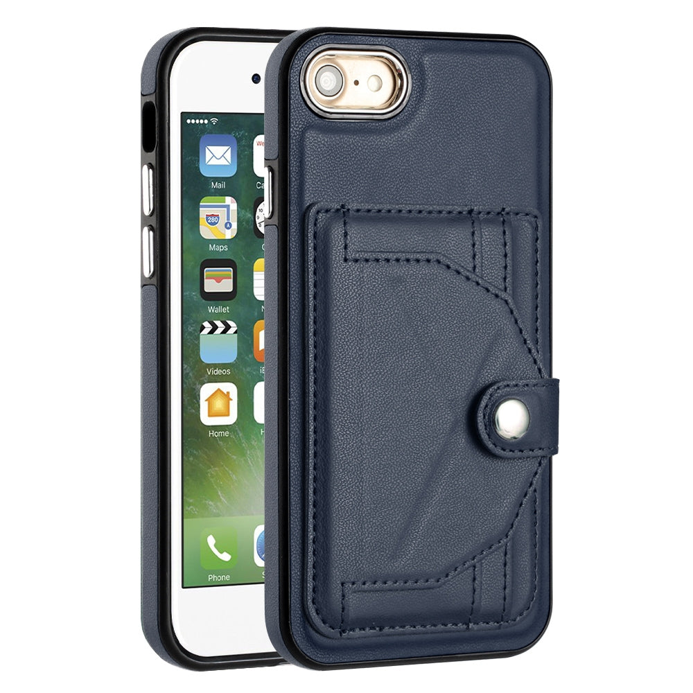 iPhone SE 2020 Shockproof Leather Phone Case with Card Holder - Stylish, Durable, and Convenient