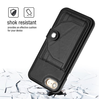 iPhone 7 Shockproof Leather Phone Case with Card Holder - Stylish, Durable, and Convenient
