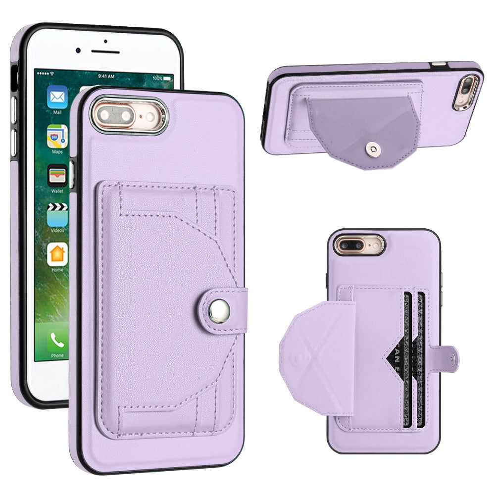 iPhone 6 Plus Shockproof Leather Phone Case with Card Holder - Stylish, Durable, and Convenient