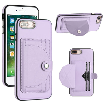 iPhone 7 Plus Shockproof Leather Phone Case with Card Holder - Stylish, Durable, and Convenient