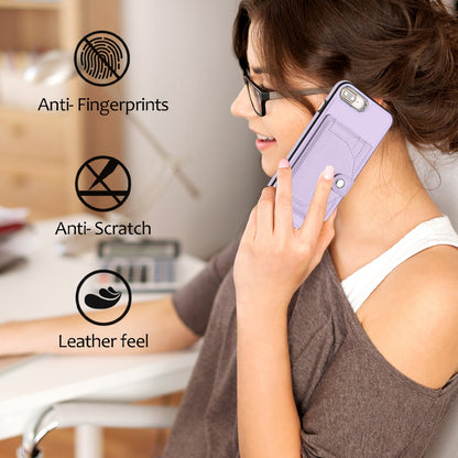 iPhone 6 Plus Shockproof Leather Phone Case with Card Holder - Stylish, Durable, and Convenient