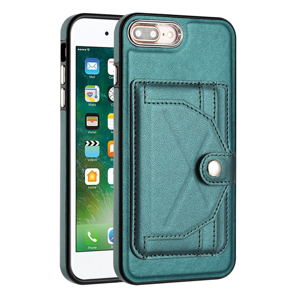 iPhone 6 Plus Shockproof Leather Phone Case with Card Holder - Stylish, Durable, and Convenient