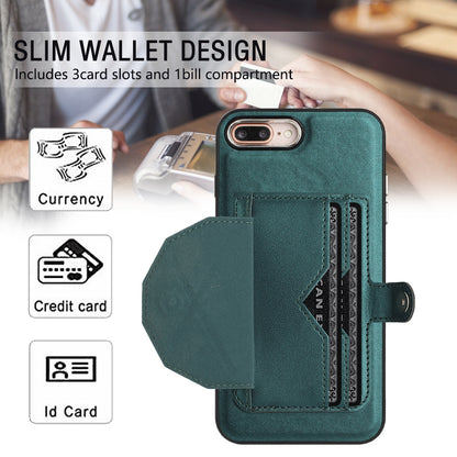 iPhone 7 Plus Shockproof Leather Phone Case with Card Holder - Stylish, Durable, and Convenient