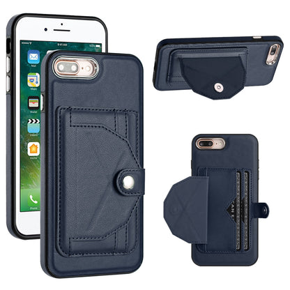 iPhone 7 Plus Shockproof Leather Phone Case with Card Holder - Stylish, Durable, and Convenient