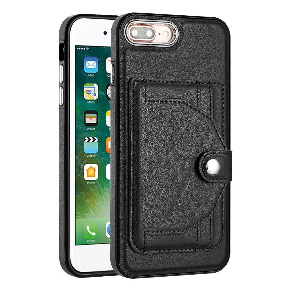 iPhone 6 Plus Shockproof Leather Phone Case with Card Holder - Stylish, Durable, and Convenient
