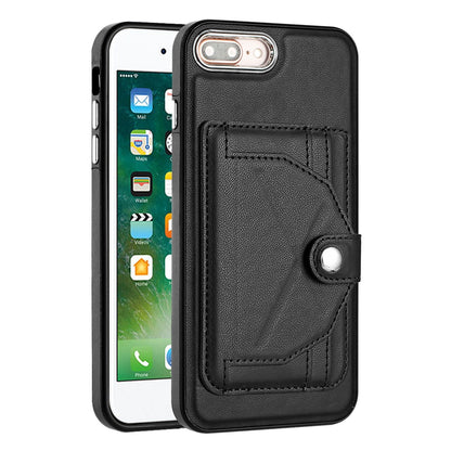 iPhone 7 Plus Shockproof Leather Phone Case with Card Holder - Stylish, Durable, and Convenient