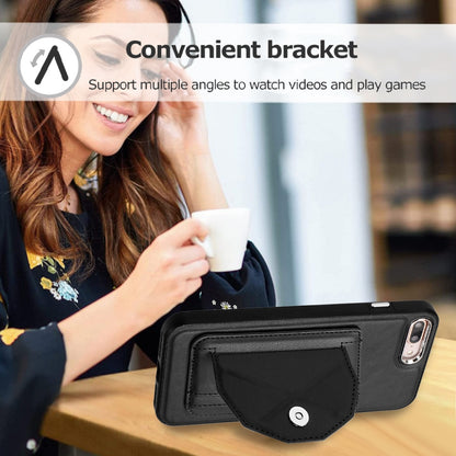 iPhone 8 Plus Shockproof Leather Phone Case with Card Holder - Stylish, Durable, and Convenient