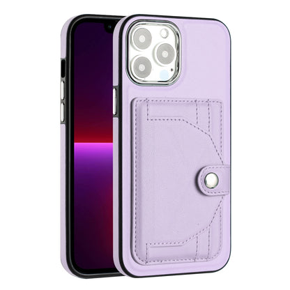 iPhone 15 Pro Max Shockproof Leather Phone Case with Card Holder - Stylish, Durable, and Convenient