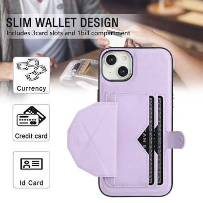 iPhone 15 Plus Shockproof Leather Phone Case with Card Holder - Stylish, Durable, and Convenient