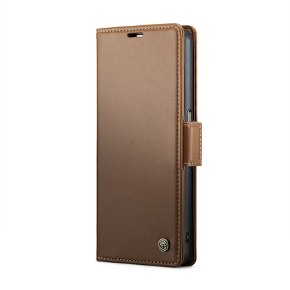 OPPO A57/A57s 4G Leather Wallet Case - RFID Blocking, Stand Function, Card Slots