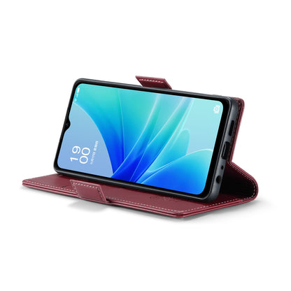 OPPO A77 4G Leather Wallet Case - RFID Blocking, Stand Function, Card Slots
