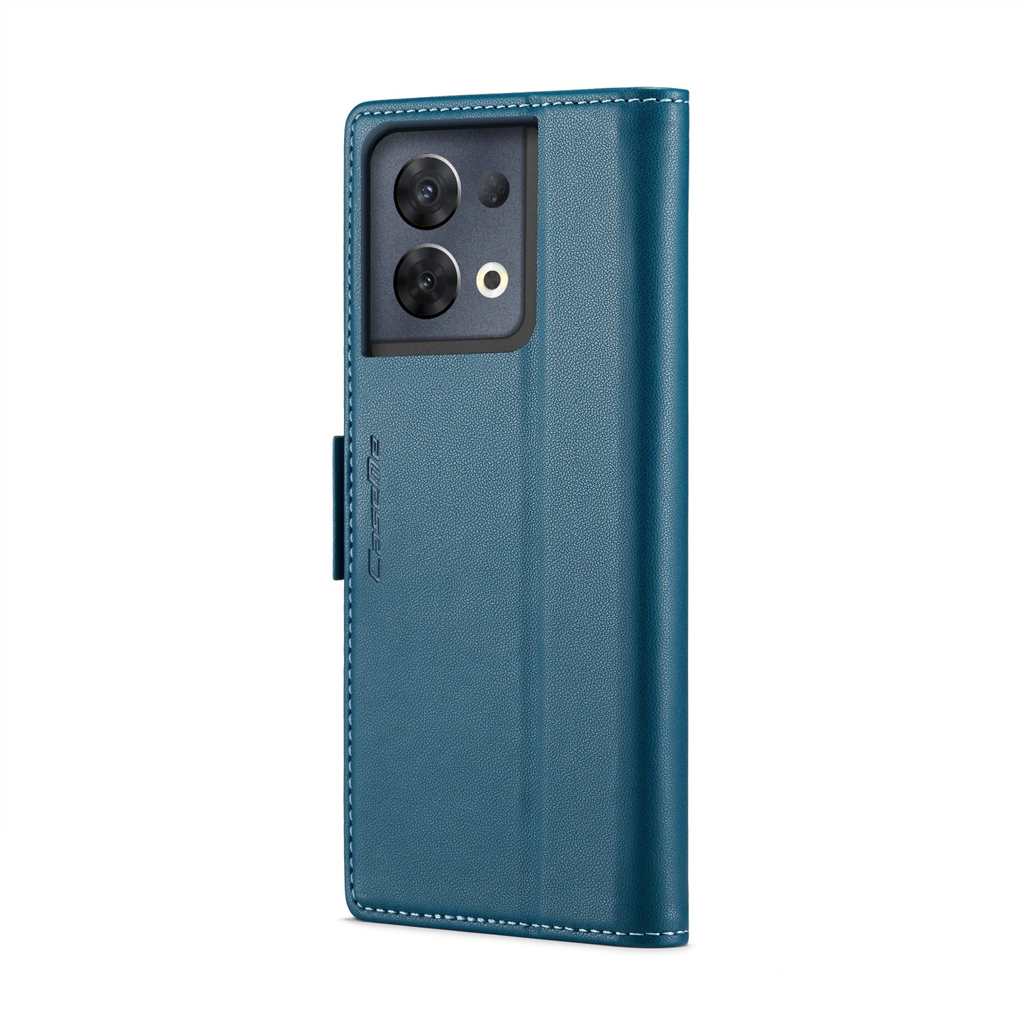 OPPO Reno8 Pro 5G Leather Wallet Case - RFID Blocking, Stand Function, Card Slots