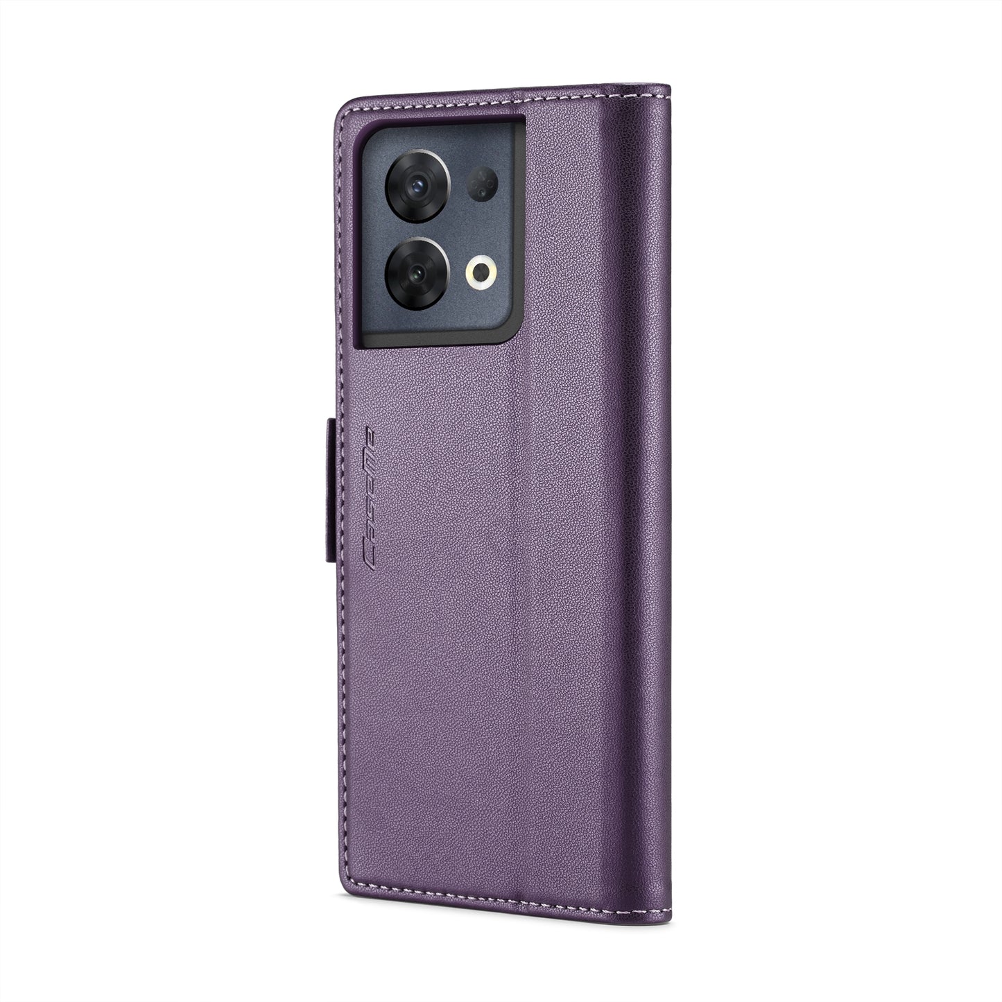 OPPO Reno8 Pro 5G Leather Wallet Case - RFID Blocking, Stand Function, Card Slots