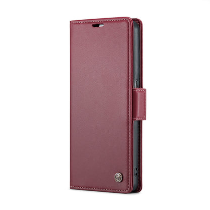 OPPO Reno8 Lite Leather Wallet Case - RFID Blocking, Stand Function, Card Slots