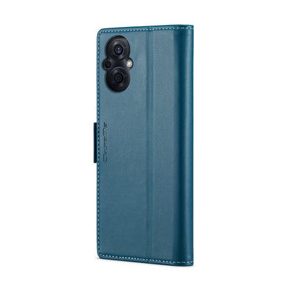 OPPO F21 Pro 5G Leather Wallet Case - RFID Blocking, Stand Function, Card Slots