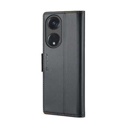 OPPO Reno8 T 5G  Leather Wallet Case - RFID Blocking, Stand Function, Card Slots