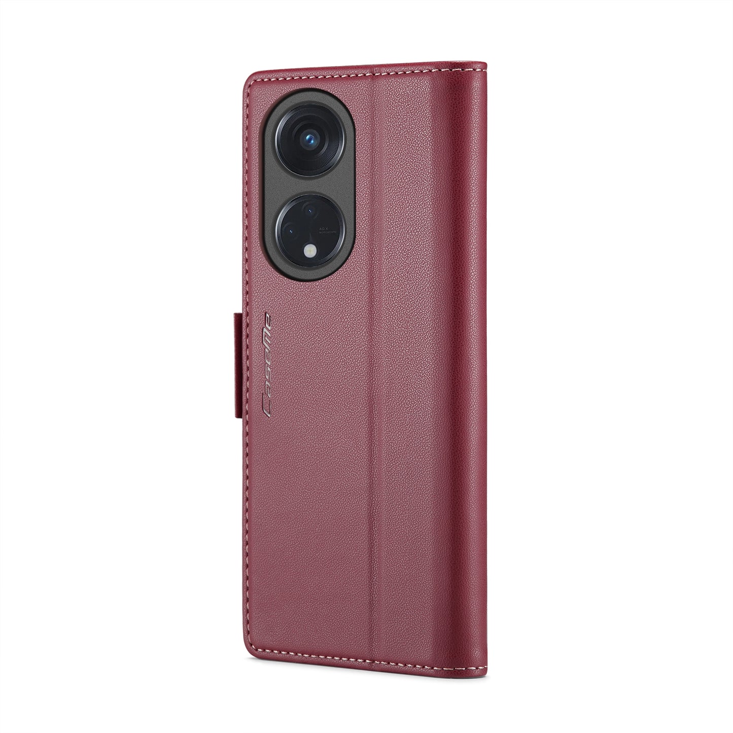 OPPO Reno8 T 5G  Leather Wallet Case - RFID Blocking, Stand Function, Card Slots