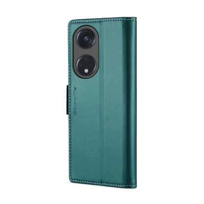 OPPO Reno8 T 5G  Leather Wallet Case - RFID Blocking, Stand Function, Card Slots