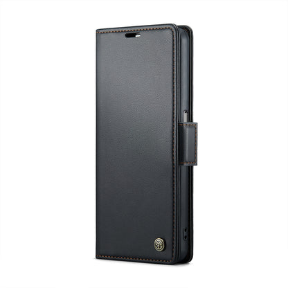 OPPO A96 4G Leather Wallet Case - RFID Blocking, Stand Function, Card Slots