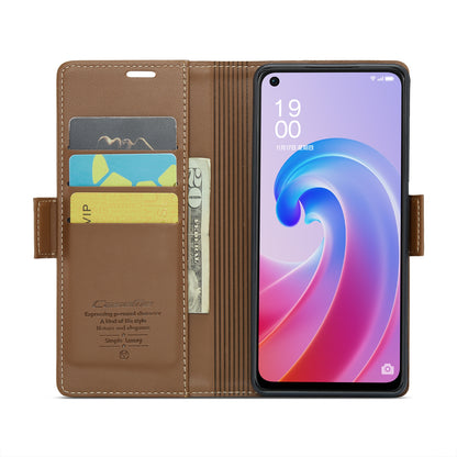 OPPO A36 4G Leather Wallet Case - RFID Blocking, Stand Function, Card Slots