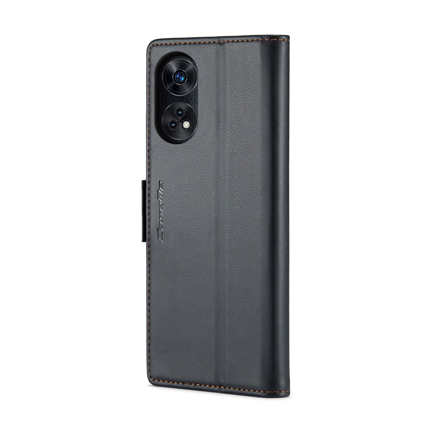 OPPO Reno8 T 4G Leather Wallet Case - RFID Blocking, Stand Function, Card Slots