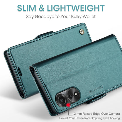 OPPO A78 4G Leather Wallet Case - RFID Blocking, Stand Function, Card Slots