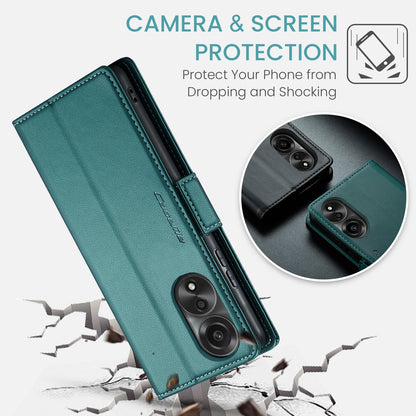 OPPO A78 4G Leather Wallet Case - RFID Blocking, Stand Function, Card Slots