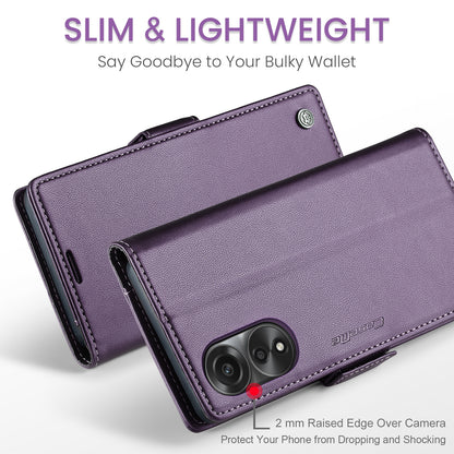 OPPO A78 4G Leather Wallet Case - RFID Blocking, Stand Function, Card Slots