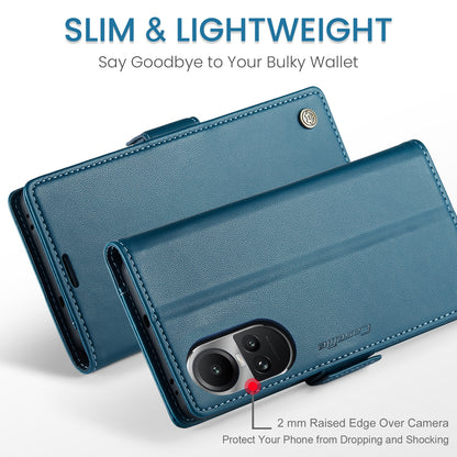 OPPO Reno10 5G／Reno10 Pro Leather Wallet Case - RFID Blocking, Stand Function, Card Slots