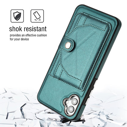 Samsung Galaxy M04 Shockproof Leather Phone Case with Card Holder - Stylish, Durable, and Convenient
