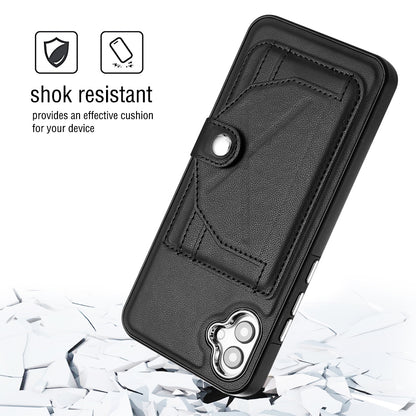Samsung Galaxy A04E Shockproof Leather Phone Case with Card Holder - Stylish, Durable, and Convenient