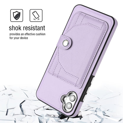 Samsung Galaxy F04 Shockproof Leather Phone Case with Card Holder - Stylish, Durable, and Convenient