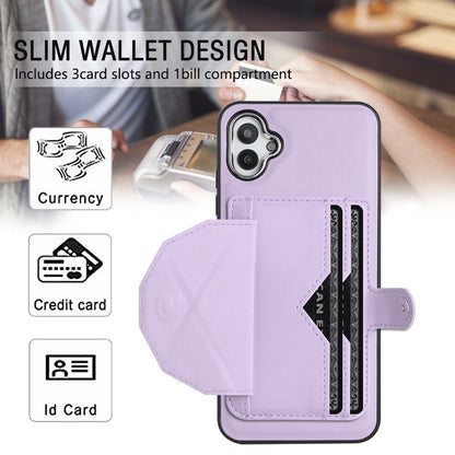 Samsung Galaxy A04E Shockproof Leather Phone Case with Card Holder - Stylish, Durable, and Convenient