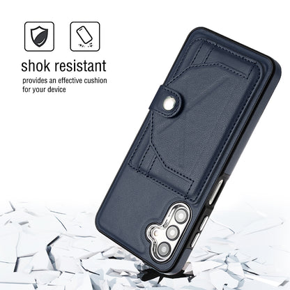 Samsung Galaxy A14 4G Shockproof Leather Phone Case with Card Holder - Stylish, Durable, and Convenient