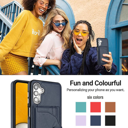 Samsung Galaxy A14 5G Shockproof Leather Phone Case with Card Holder - Stylish, Durable, and Convenient