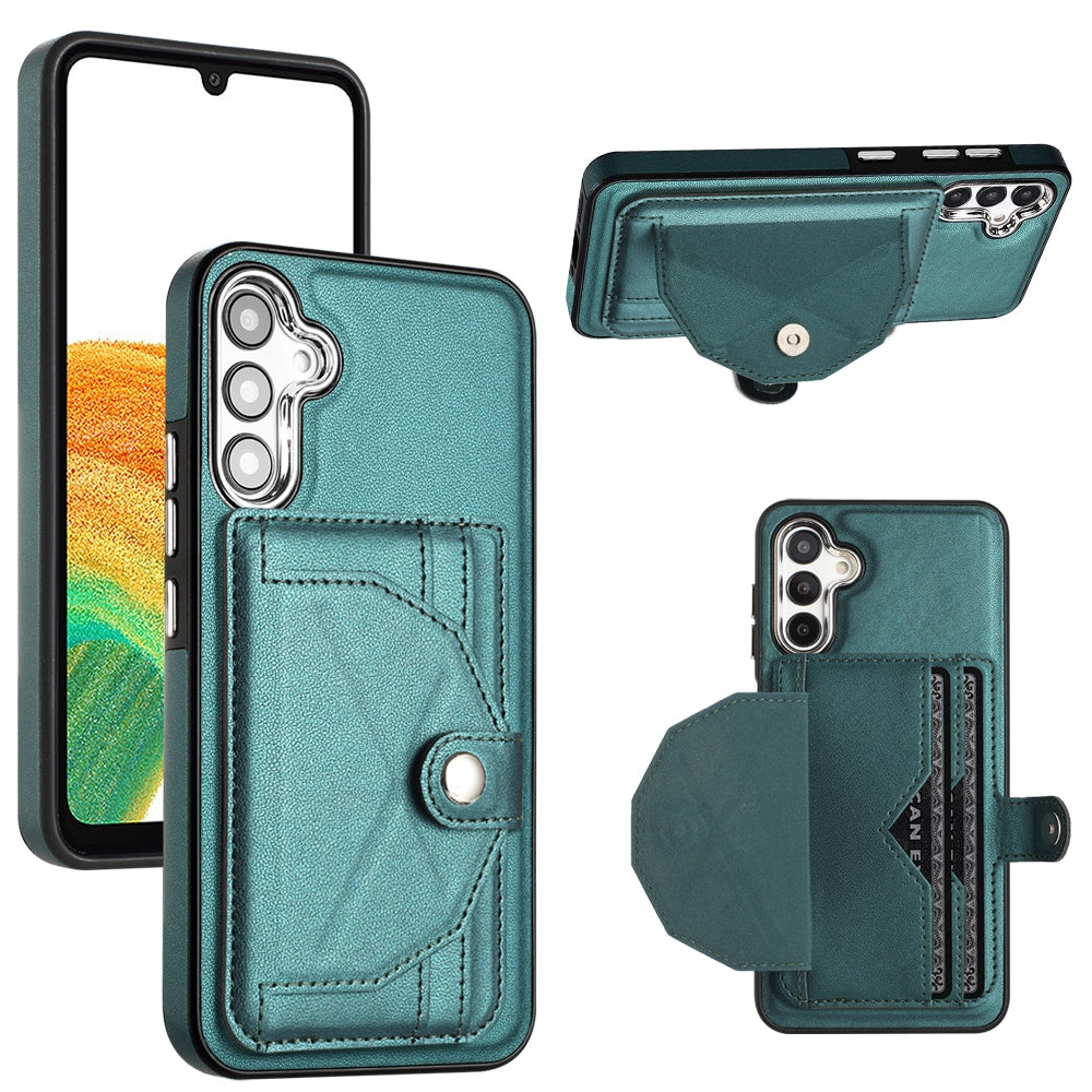 Samsung Galaxy A34 5G Shockproof Leather Phone Case with Card Holder - Stylish, Durable, and Convenient