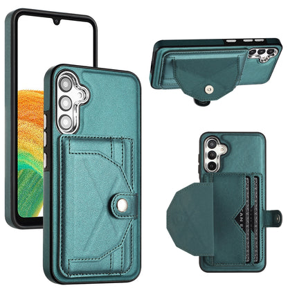 Samsung Galaxy A34 5G Shockproof Leather Phone Case with Card Holder - Stylish, Durable, and Convenient