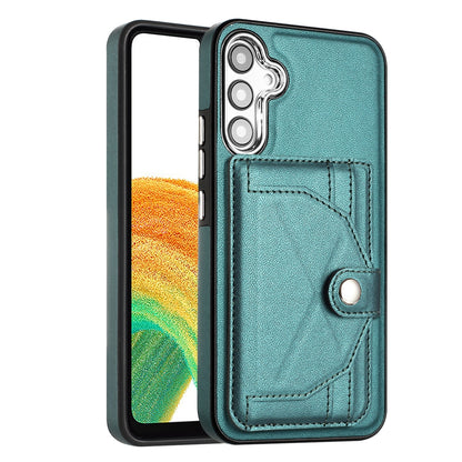 Samsung Galaxy A34 5G Shockproof Leather Phone Case with Card Holder - Stylish, Durable, and Convenient