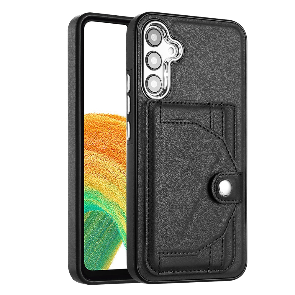 Samsung Galaxy A34 5G Shockproof Leather Phone Case with Card Holder - Stylish, Durable, and Convenient