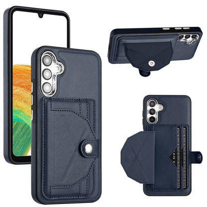 Samsung Galaxy A34 5G Shockproof Leather Phone Case with Card Holder - Stylish, Durable, and Convenient