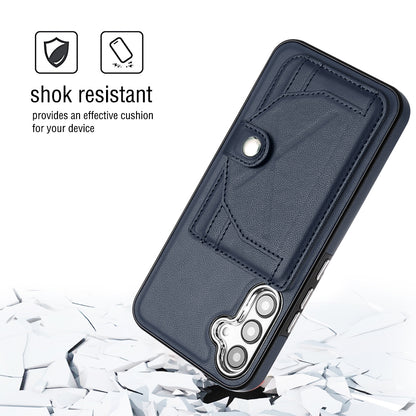 Samsung Galaxy A34 5G Shockproof Leather Phone Case with Card Holder - Stylish, Durable, and Convenient